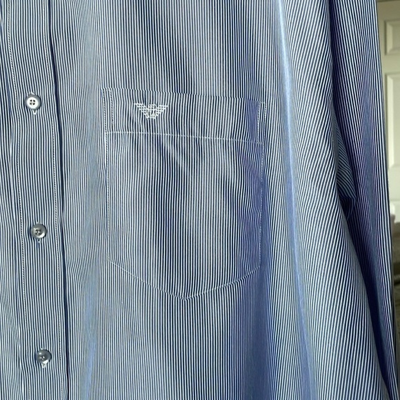 ♥️Giorgio Armani♥️ Le Collezioni Mens Button down dress shirt size 45 - Picture 4 of 5